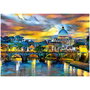 Educa Puzzle 1500 pièces Basilica San Pedro et Pont Saint-Ange 19617 - Puzzle Adulte