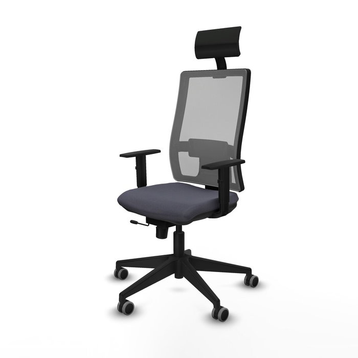 Chaise de Bureau avec Appui-tête Piqueras y Crespo 1D066G1 Gris foncé