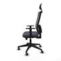 Chaise de Bureau avec Appui-tête Piqueras y Crespo 1D066G1 Gris foncé