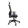 Chaise de Bureau avec Appui-tête Piqueras y Crespo 1D066G1 Gris foncé
