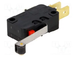 Aratas (Formerly Omron Components) Microcommutateur SNAP ACTION SPDT avec levier à rouleau D3V-116-1C5