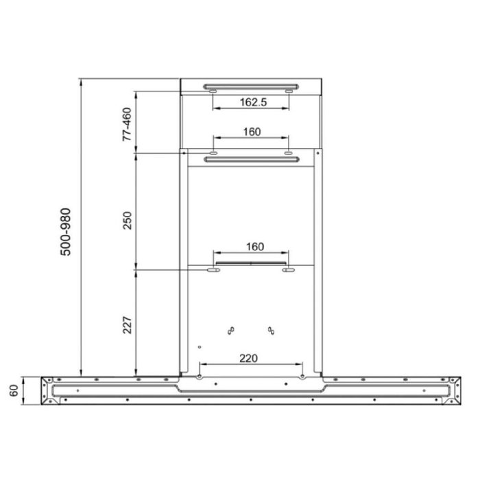 Cecotec Bolero Flux TT 605500 Hotte Conventionnelle Verre Blanc