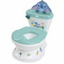 Bright Starts Disney Baby Stitch - Pot 2-en-1 avec réducteur de toilettes et sons de chasse d'eau