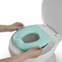 Bright Starts Disney Baby Stitch - Pot 2-en-1 avec réducteur de toilettes et sons de chasse d'eau