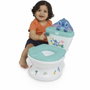 Bright Starts Disney Baby Stitch - Pot 2-en-1 avec réducteur de toilettes et sons de chasse d'eau
