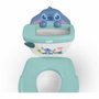 Bright Starts Disney Baby Stitch - Pot 2-en-1 avec réducteur de toilettes et sons de chasse d'eau