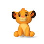 Porte-clés Peluche The Lion King Orange Jouet Peluche