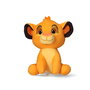 Porte-clés Peluche The Lion King Orange Jouet Peluche