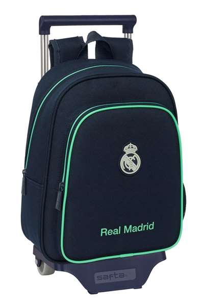 Safta Moch 524+Carro 705 Sac à dos trolley Real Madrid deuxième maillot 25/26 pour enfant, dimensions 27x33x10cm Safta Moch 524+Carro 705 Sac à dos trolley Real Madrid deuxième maillot 25/26 pour enfant, dimensions 27x33x10cm