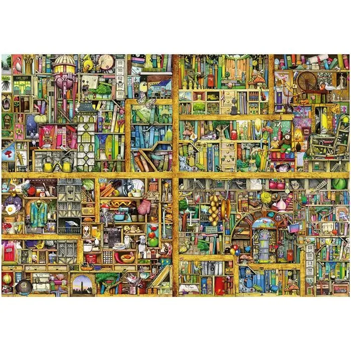 Ravensburger Puzzle 17825 - Bibliothèque Magique XXL - 18 000 Pièces - Colin Thompson - Puzzle Adulte et Enfant à Partir de 14 Ans - Fantaisie