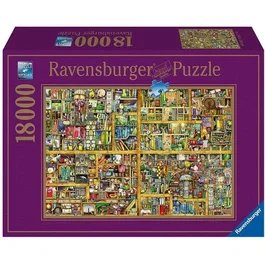 Ravensburger Puzzle 17825 - Bibliothèque Magique XXL - 18 000 Pièces - Colin Thompson - Puzzle Adulte et Enfant à Partir de 14 Ans - Fantaisie