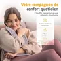 Medisana HP 516 Coussin chauffant électrique 100 W, ultra doux gris, 4 réglages de température, surface veloutée, système anti-surchauffe, pour détente et soulagement musculaire