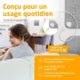 Medisana HP 516 Coussin chauffant électrique 100 W, ultra doux gris, 4 réglages de température, surface veloutée, système anti-surchauffe, pour détente et soulagement musculaire