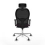 Piqueras y Crespo Chaise de Bureau avec Appui-tête Jorquera 1D086G2 Violet