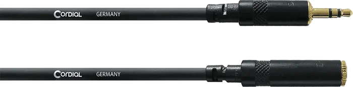 CORDIAL Câble Audio Minijack Stéréo Mâle vers Minijack Femelle 5 m