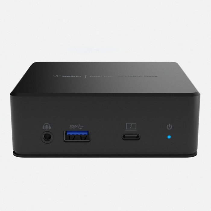 Belkin INC002VFBK Docking Station USB-C 7-en-1, Double HDMI, 3x USB-A, Charge 85W, noir