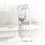 GSC Evolution Base multiple de bureau 3T + 2 USB A + 1 USB Type C, Noir