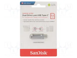 SanDisk Ultra Dual Drive Luxe 64 GB USB Type-C/A