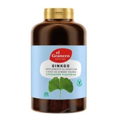 EL GRANERO Ginkgo Biloba 250Caps Complément Alimentaire EL GRANERO Ginkgo Biloba 250Caps Complément Alimentaire