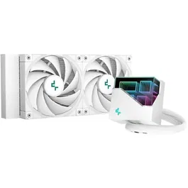 Deepcool LT520 - Watercooling AIO Blanc 240mm - Compatible Intel LGA1700/1200 & AMD AM5/AM4 - Waterblock et Ventilateurs 120mm A-RGB