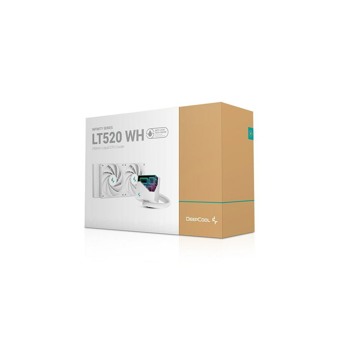 Deepcool LT520 Blanc Watercooling AIO avec 2 ventilateurs de 120mm