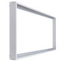 Cadre de Montage en Surface pour Panneau LED 120x60cm - Aluminium - pour Bureaux, Magasins, Usage Résidentiel
