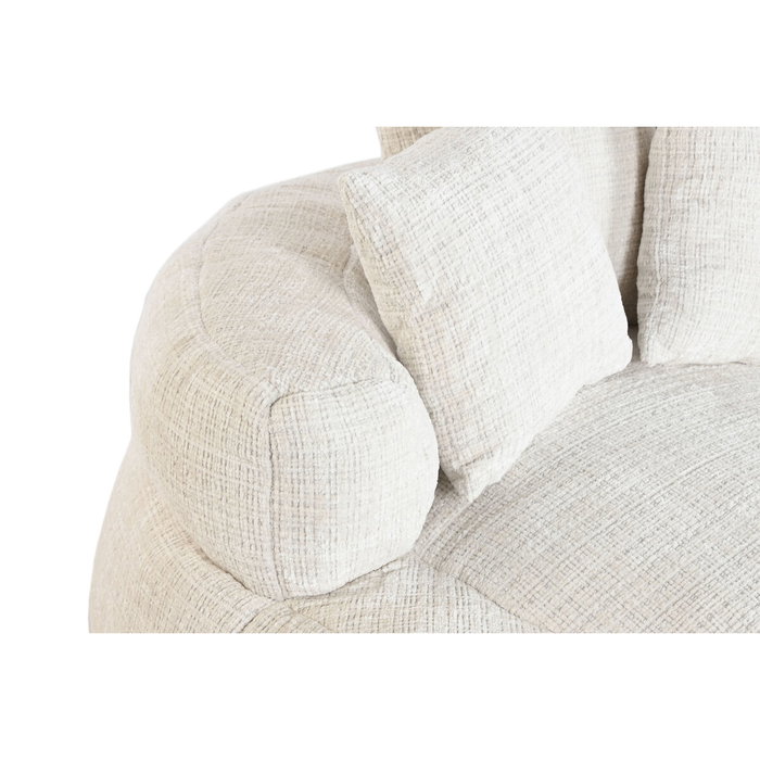 Home ESPRIT Fauteuil Blanc 104 x 104 x 50 cm