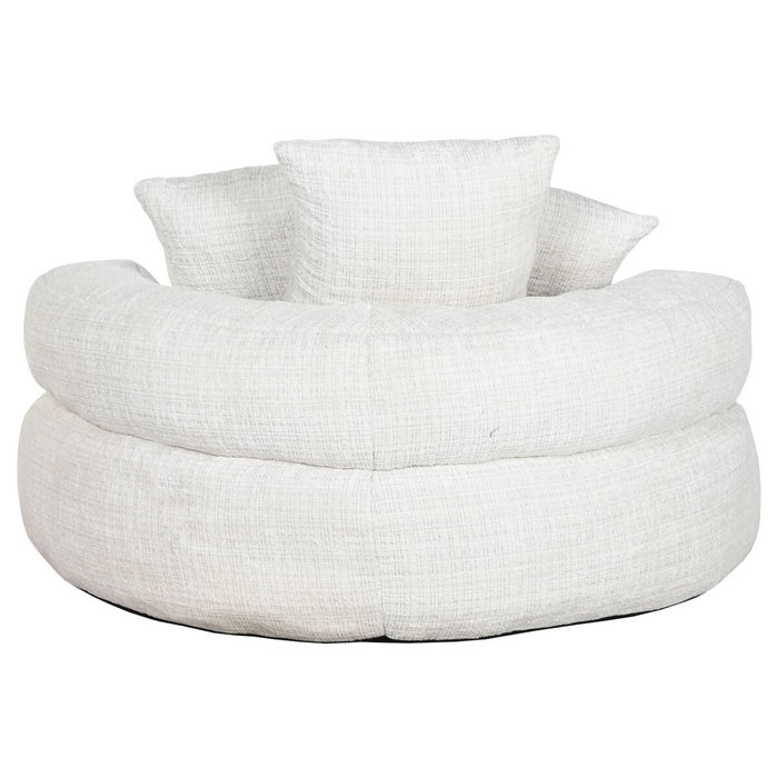 Home ESPRIT Fauteuil Blanc 104 x 104 x 50 cm