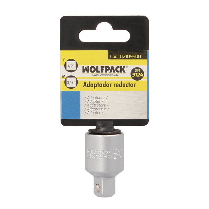 WOLFPACK LINEA PROFESIONAL Adaptateur Réducteur 1/2 pollici Femelle à 3/8 pollici Mâle