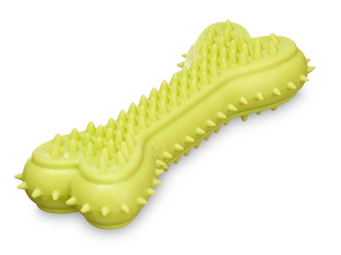 Mascow Hueso en silicone pour chien 10 cm Surtis assortis (Set de 24)