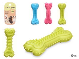 MASCOW Lot de 3 petits os en silicone de 10 cm assortis