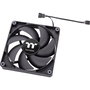 Thermaltake CT140 Pack de 2 ventilateurs de refroidissement PC 140 mm noir