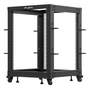 Lanberg Rack Ouvert 19 Pouces 15U pour Serveurs et Équipements Réseau, 600 kg, Noir