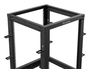Lanberg Rack Ouvert 19 Pouces 15U pour Serveurs et Équipements Réseau, 600 kg, Noir
