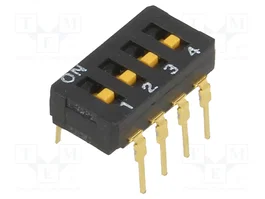 Aratas A6D-4100 Commutateur DIP-SWITCH 4 sections ON-OFF