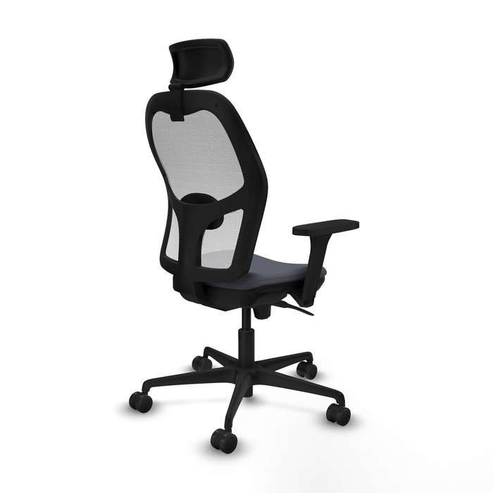 Piqueras y Crespo 3D036N2 Chaise de Bureau avec Appui-tête Gris foncé Piqueras y Crespo 3D036N2 Chaise de Bureau avec Appui-tête Gris foncé