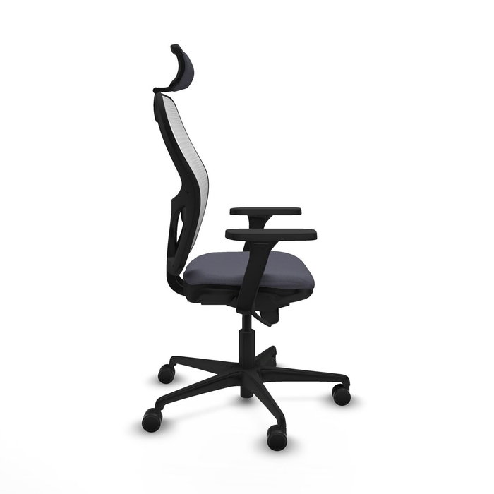 Piqueras y Crespo 3D036N2 Chaise de Bureau avec Appui-tête Gris foncé Piqueras y Crespo 3D036N2 Chaise de Bureau avec Appui-tête Gris foncé
