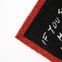 ERIK Paillasson d'entrée en tissu avec motif The Rolling Stones - 405 x 625 x 20 mm