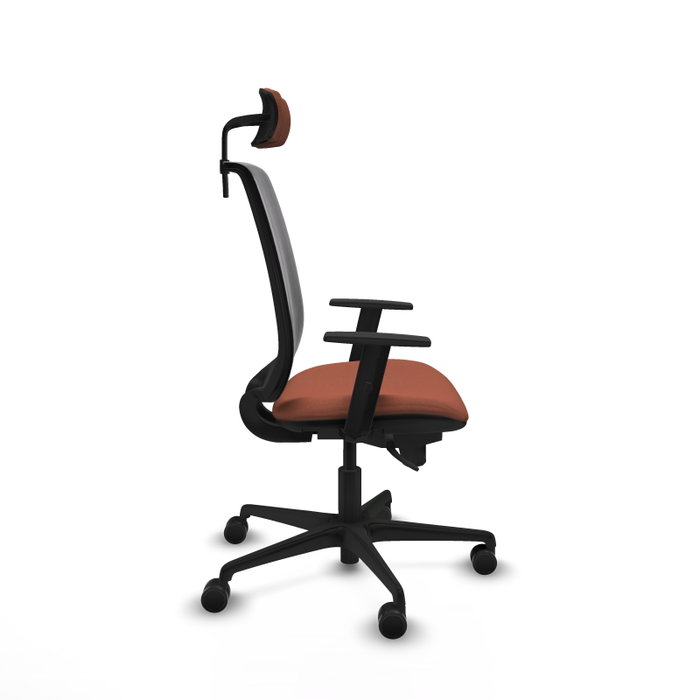 Piqueras Y Crespo Chaise de bureau Alares, mécanisme synchrone, Marron/Noir Piqueras Y Crespo Chaise de bureau Alares, mécanisme synchrone, Marron/Noir