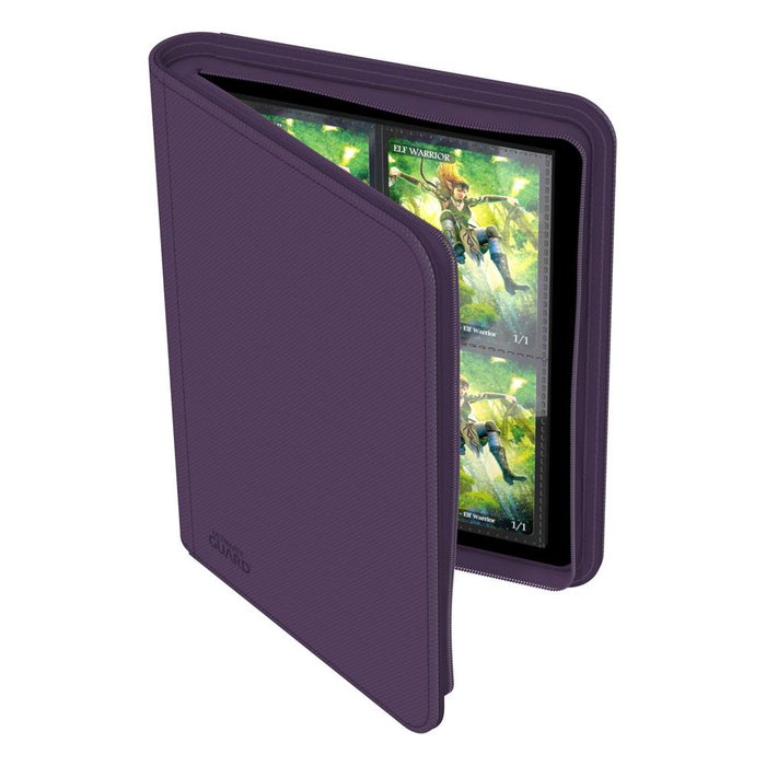 Ultimate Guard Zipfolio 160 8-Pocket Xenoskin - Purple Ultimate Guard Zipfolio 160 8-Pocket Xenoskin - Purple