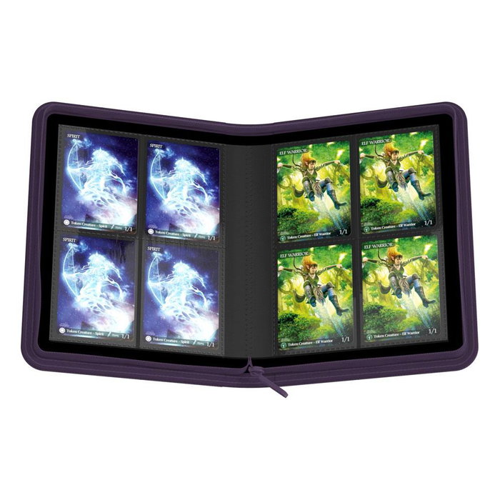 Ultimate Guard Zipfolio 160 8-Pocket Xenoskin - Purple Ultimate Guard Zipfolio 160 8-Pocket Xenoskin - Purple
