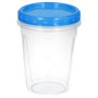 ORYX Jeu de 3 récipients ronds en plastique 1 Litre