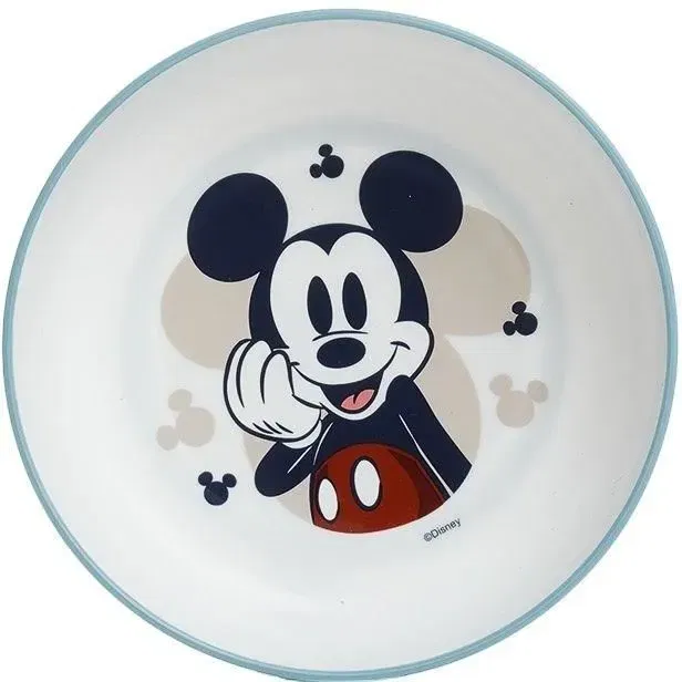 Thermobaby - Coffret repas 3 pièces Disney Baby Minnie - Bol, assiette et gobelet passant au micro-ondes - Pour bébé dès 10 mois