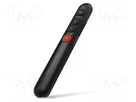 QOLTEC Présentateur sans fil noir USB A 2,4GHz 30m