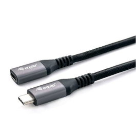 Equip 128371 Câble Extension USB C Mâle vers Femelle USB 3.2 Gen 2 100W 4K@60Hz Aluminium