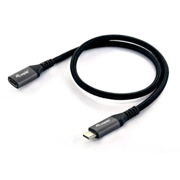 Equip 128371 Câble Extension USB C Mâle vers Femelle USB 3.2 Gen 2 100W 4K@60Hz Aluminium Equip 128371 Câble Extension USB C Mâle vers Femelle USB 3.2 Gen 2 100W 4K@60Hz Aluminium