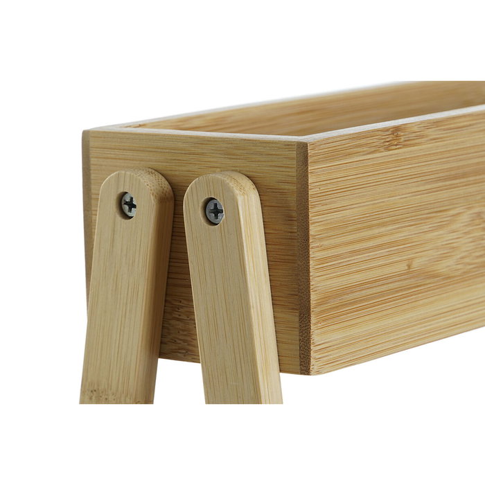 DKD Home Decor Étagère en Bois de Bambou 27 x 12 x 25 cm
