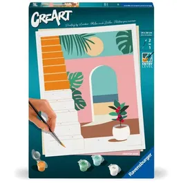 Ravensburger 25524 Peinture par Numéros pour Adultes CreArt 'Vacation Mode' - 24x30 cm, à partir de 12 ans