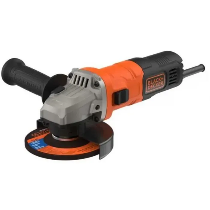 BLACK+DECKER Meuleuse d'angle filaire 850 W Ø 125 mm ADBEG125-QS avec démarrage progressif et sécurité BLACK+DECKER Meuleuse d'angle filaire 850 W Ø 125 mm ADBEG125-QS avec démarrage progressif et sécurité