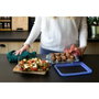 Pyrex Lot de 3 Boîtes de conservation Zero Plastic en verre, 0,8/1,5/2,6 L
